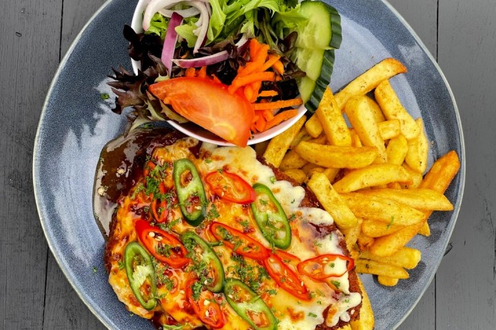 a bowl of food on a plate