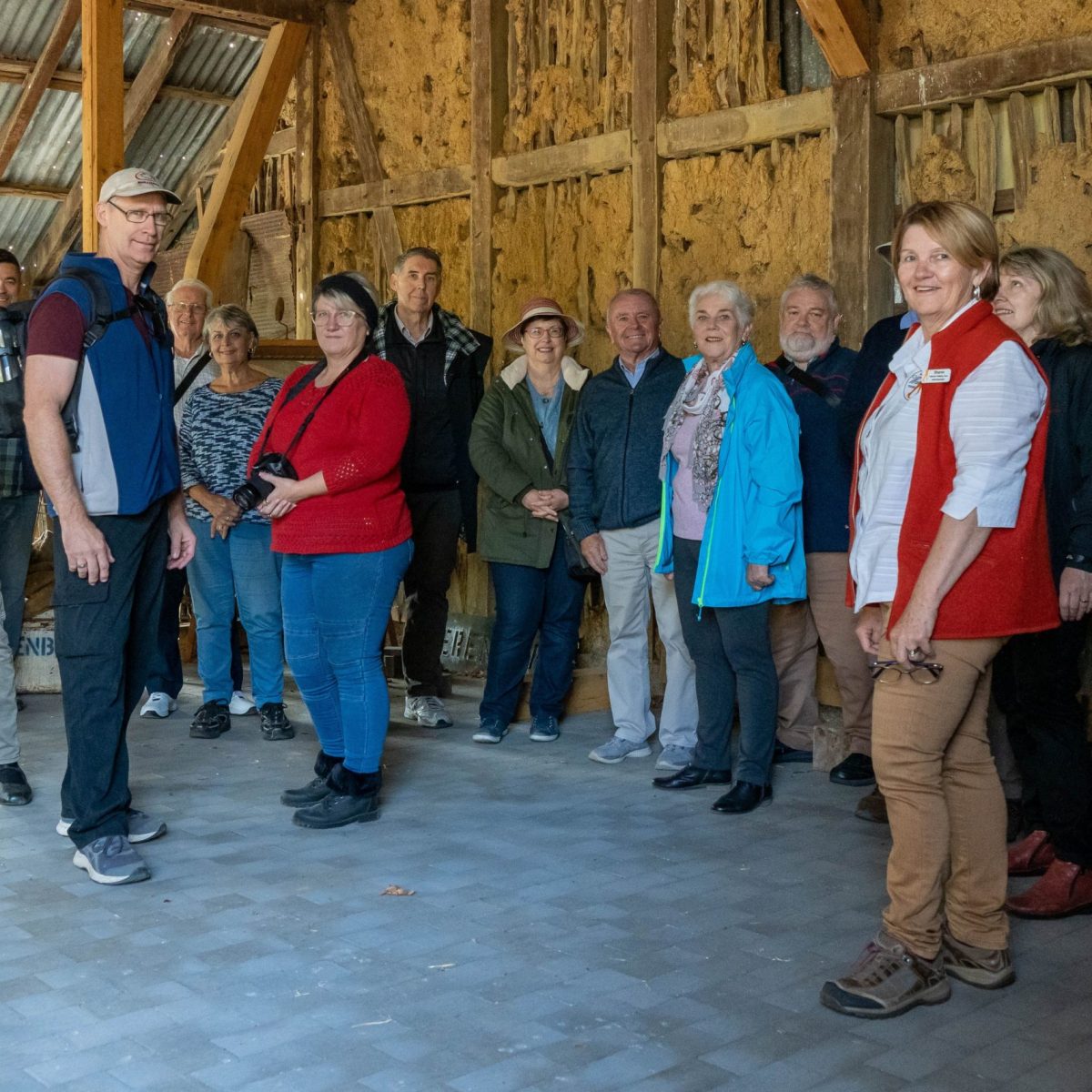 a group of people posing for a picture