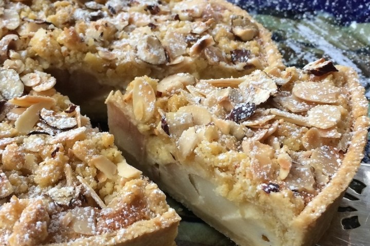 a close up of food