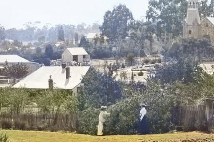 a house covered in snow